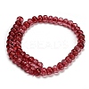Dyed Imitation Gemstone Glass Beads Strands GL-Z001-03B-03-3