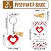 DIY Keychain Making Kits KEYC-CN0001-12C-11-2