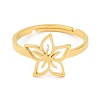Animal 201 Stainless Steel Adjustable Rings for Women RJEW-D082-05A-2