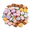 50Pcs Opaque Resin Decoden Cabochons RESI-CJ0002-78-3