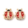 Brass Enamel Beads KK-A277-18G-1