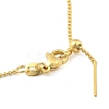 Adjustable Slider Brass Ball Chain Necklaces for Men Women NJEW-G160-13G-3