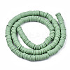 Handmade Polymer Clay Beads Strands CLAY-R089-6mm-050-7