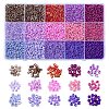 DIY Round Glass Beads Bracelets Making Kits SEED-YW0002-63B-1