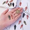 20Pcs 4 Colors Zinc Alloy Enamel Pendants ENAM-CJ0001-107-4