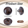 16Pcs 1-Hole Cowhide Shank Buttons FIND-CY0002-04A-2