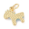 Real 18K Gold Plated Brass Charms KK-L206-008A-G-4