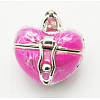 Brass Prayer Box Pendants KK-Q198-3-1