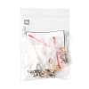 16Pcs 8 Styles 201 Stainless Steel Stud Earring Findings with Hole EJEW-FS0001-21-6