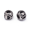 304 Stainless Steel European Beads STAS-G220-33AS-1