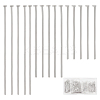 600Pcs 3 Styles 304 Stainless Steel Flat Head Pins STAS-LP0002-20-1