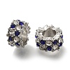 Rack Plating Alloy European Beads FIND-H005-04P-1