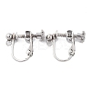Non-Tarnish 316 Stainless Steel Clip-on Earring Findings X-STAS-K274-09P-1