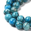Natural Dyed Jade Beads Strands G-M402-C04-02-3