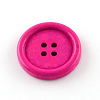 4-Hole Dyed Wood Buttons BUTT-R033-025-2