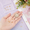 12Pcs 12 Constellations Manual Polishing 304 Stainless Steel Charms STAS-CA0001-83-3