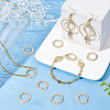 Brass Links Connectors KK-BC0006-39G-NF-6
