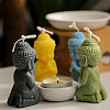 Buddha Statue Shape DIY Candle Food Grade Silicone Portrait Molds WG68407-01-2