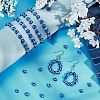 Round Evil Eye Resin Beads RESI-NB0001-26A-2