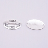 Tibetan Style Alloy Links TIBE-WH0002-03AS-RS-1