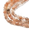 Natural Peach Moonstone Beads Strands X-G-J400-E16-02-3MM-A-4