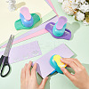 3Pcs 3 Styles Mini Plastic Craft Punch for Scrapbooking & Paper Crafts DIY-GO0001-95-3