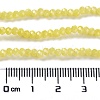 Baking Paint Imitation Jade Glass Bead Strands DGLA-A034-J2MM-A24-2