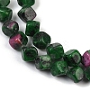 Natural Ruby in Zoisite Beads Strands G-A257-A13-01-4