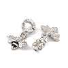 Rack Plating Alloy Crystal Rhinestone European Dangle Charms FIND-C055-26P-2