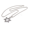 304 Stainless Steel Box Chain Necklaces LS-NJEW-P304-01B-2