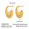 Geometric 304 Stainless Steel Stud Earrings for Women YH9196-6