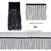 Polyester Tassel Lace Ribbon OCOR-WH0070-175B-2