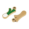Vegetables 304 Stainless Steel Enamel Charms STAS-C137-02C-G-2