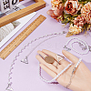 2 Pairs 2 Styles Plastic Imitation Pearl Chain Non-slip Bra Straps FIND-GF0005-27-3