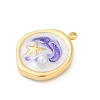 Ocean Theme 304 Stainless Steel Enamel Pendants STAS-Q352-03G-G-2