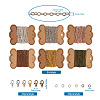 Craftdady DIY Brass Chain Jewelry Set Kits DIY-CD0001-08-8