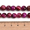 Grade AB Natural Tiger Eye Beads Strands G-F591-18-8mm-05-5
