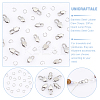 16Pcs 2 Size 304 Stainless Steel Lobster Claw Clasps STAS-UN0040-76B-6