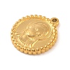 Ion Plating(IP) 304 Stainless Steel Pendants STAS-N103-180B-G-2