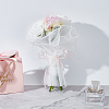 Polyester Flower Bouquet Wrapping Mesh Paper ORIB-WH0007-02B-02-5