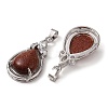 Synthetic Goldstone Pendants G-A095-02P-01-2