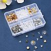328Pcs 5 Style Brass & Plastic & 304 Stainless Steel Ear Nuts FIND-FS0001-86-8
