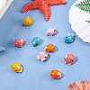 12Pcs 6 Colors Handmade Porcelain Beads for Necklaces Bracelets Making PORC-TA0001-22-5