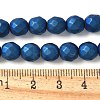 Electroplated Synthetic Non-magnetic Hematite Beads Strands G-S382-01A-3