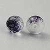 Transparent Frosted Glass Beads LS-GLAA-WH0032-21D-2