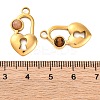 Natural Mixed Stone Pendants STAS-Z100-07G-3