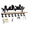 Iron Wall Mounted Hook Hangers HJEW-WH0021-01A-1