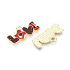Valentine's Day Alloy Enamel Pendants ENAM-T023-19A-2