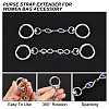 1 Set Alloy Enamel Evil Eye Links Bag Strap Extenders FIND-AR0003-58-4