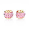 Rack Plating Alloy European Beads MPDL-N039-199-02G-1